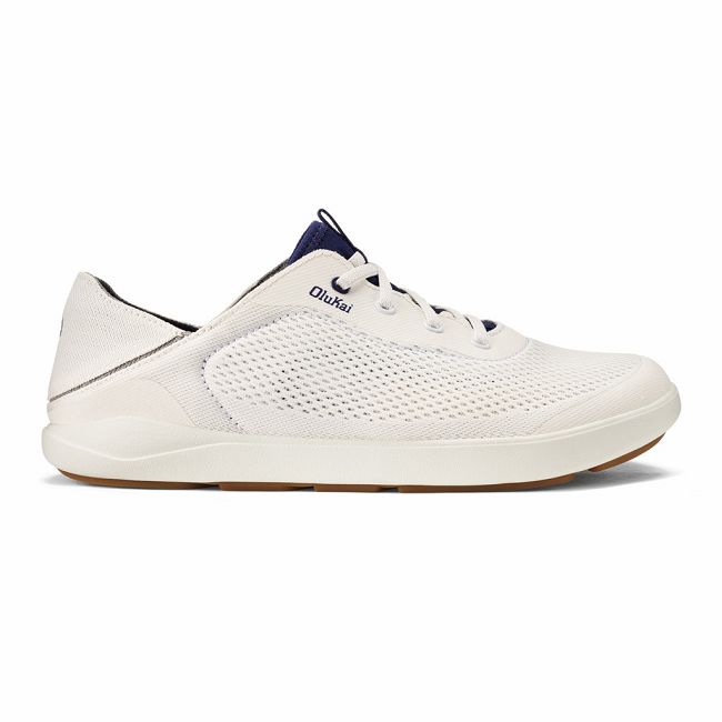 Zapatos Olukai Moku Pae - Zapatillas Hombre Blancos 20631-207